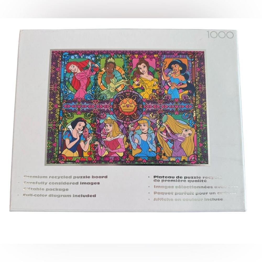 Ceaco Disney Princess Collage 1000 Piece Jigsaw Puzzle Silver Select - Picture 5 of 6